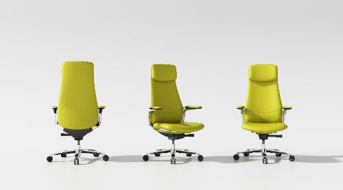 custom leather office chair